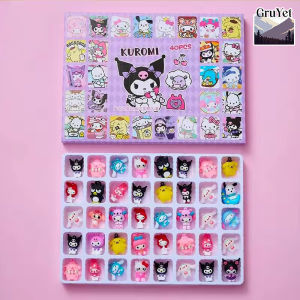 Sanrio Hellokitty Melody Doll Cartoon Gift Box Hole Outfit ChildrenS Handmade Cute Surprise Blind Box Birthday Girl Gift