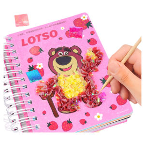 Disney Quiet Book Sticker Fun Princess Birthday Gift Handmade DIY Childrens Toy for Girls Aged 3-6 Years Old Dress-Up