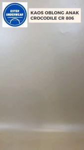 Kaos Dalam Anak Laki-laki Oblong Crocodile Junior CR 806 Putih Isi 1Pcs