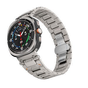 Luxury Metal Band for Samsung Galaxy Watch 9 8 44 40mm/8 Classic 46mm Titanium Alloy Strap for Galaxy Ultra 2 2025 47mm Bracelet