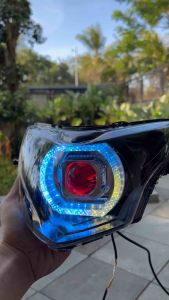 Lampu Depan Motor: Jupiter MX New Biled, Matrix RGB & Ganti Warna Suka-Suka