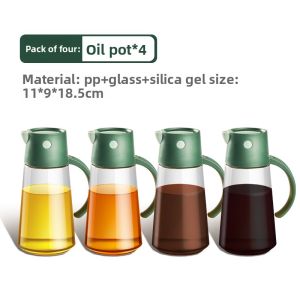 MAGIC KITCHEN | Magic Kitchen Glass Oil Bottle with Leak-Proof Auto-Opening Large Capacity