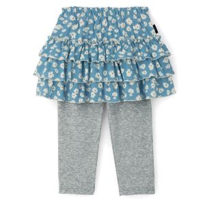 Pure Cotton Half Skirt for Baby Girls Spring Autumn Season Floral Lace Design Infant Toddler Long Pants Childrens Bottoms