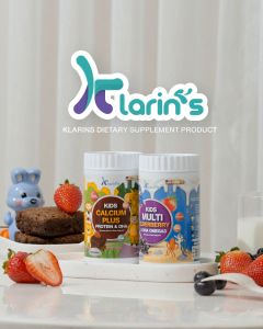 🎁 [Set สุดฮิต 2] Klarins คลารินส์ Kids Multi Vitamin x1 & Kids Calcium Plus x2 + Vitamin C Boost x4
