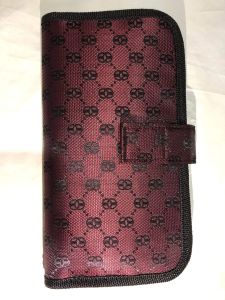Premium Quality Classy Designs Booktype Money/Bill Organizer Budget Planner Wallet 6 plastic Comparments