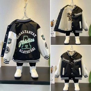 เด็กแจ็คเก็ตใหม่เกาหลีระบายอากาศแจ็คเก็ตชายเบสบอลเครื่องแบบสาวที่มีคุณภาพสูงแจ็คเก็ตแห้งเร็ว