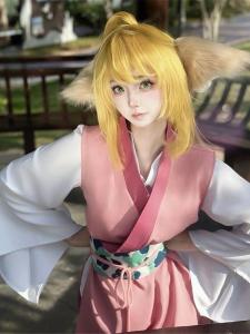 Halloween Fox Spirit Little Red Matchmaker Yuanyuan Younger Version Cosplay Costume Chinese Anime Cultural Dress up Outfit