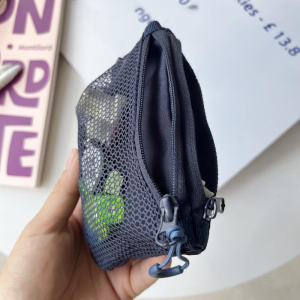 Korean Style Double Layer Coin Purse Large Capacity Lipstick Earphone Zipper Wallet Portable ID Card Holder Womens Handbag