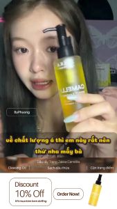 [Date 2027] Dầu Tẩy Trang Zakka Naturals Làm Sạch Sâu Dưỡng Ẩm Chống Lão Hóa Giảm Mụn Camellia 100ML