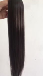 Tóc Giả Đuôi Ngựa Thẳng Tổng Hợp Kẹp Càng Cua Dành Cho Nữ Tóc Đuôi Ngựa Dài Phụ Kiện Tóc Thời Trang Cho Người Lớn