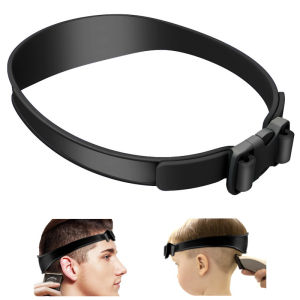 Adjustable DIY Curved Silicone Haircutting Collar Template Hair Trimming Finger Second-Level Haircutting Tool