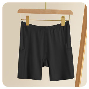 MiiOW | Plus Size Womens Safety Pants Anti-Light Walking Bottoms Anti-Wear Leggings High Waist Short Pants Casual Thin Model 2025 Summer