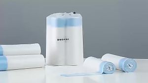45x50cm Scented Drawstring Trash Bags - Thickened Large Fragrant Garbage BagswithHandles 4 Scents (Rose/Lavender/Lemon/Vanilla)