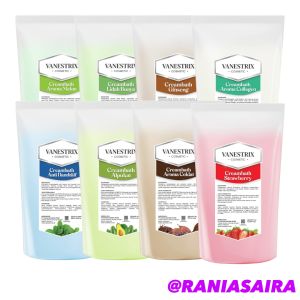 VANESTRIX Creambath 1000ml / Refill Pouch 1kg Hair Treatment Menutrisi Rambut Kering Kusut Bercabang
