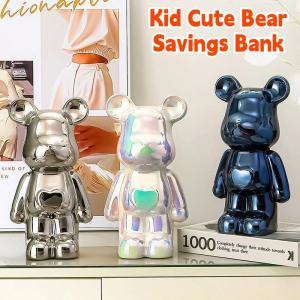 Kid Piggy Bank Light Love Bear Bank Piggy Bear Creative Living Room Decorations Piggy Bank Gift