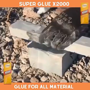 (Original) 70G Super Glue X2000 Sticks To All Materials Plastic Glue Glass Wood Liquid Glue..