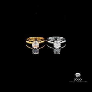 N872 Nhẫn nữ đính đá CZ cao cấp thiết kế đơn gian JOJO