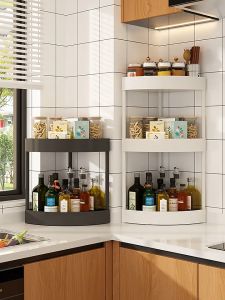 Kitchen Corner Trolley & Rolling Utility Cart: A Compact Storage Solution