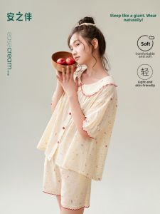 Breathable Summer Womens Cotton Pajamas