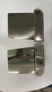 Bajaj RE Mudflap and Strip Kit Fancy Stainless Steel - Set of 2pcs. each