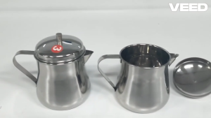 Traditional Stainless Steel Serving  Ghee Pot | Multipurpose Kitchen Essential Container for Ghee & Sauces (Pack of 1 | 2 Sizes Available)