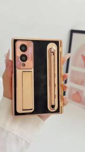 CHUBAN | Bao Da Cho Samsung Galaxy Z Fold Có Chân Đế Bảo Vệ Bản Lề Bút Giá Đỡ Bút Cảm Ứng Bảo Vệ Màn Hình Bảo Vệ Toàn Diện Siêu Bảo Vệ