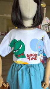 Kids Graphic Tee | Cartoon Animal Print Cotton T-Shirt