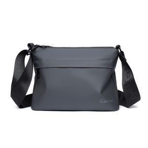 Casual Large Capacity Mens Single Shoulder Bag Multi-layer Fashion Crossbody Bag Cool Business Backpack Soft Oxford Cloth