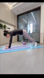 Abdominal exercise reformer pilates machine walking pad foldable web belly roller abs fitness