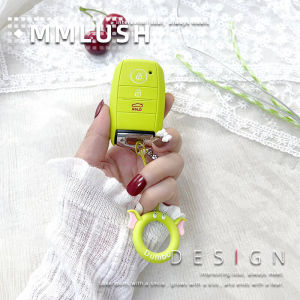 Kia K3 Key Cover Womens Style Silicone Car Key Case for Kia Stinger K5 Sportage Sorento Ceed Qashqai Dacia Sandero Stepway