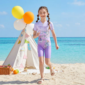 ZOKE | Quick-Drying Sun Protection Childrens One-Piece Swimsuit