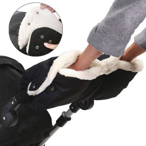 Winter Baby Stroller Gloves Thickening Warm Stroller Gloves Universal Windproof Newborn Pram Glove Stroller Accessories