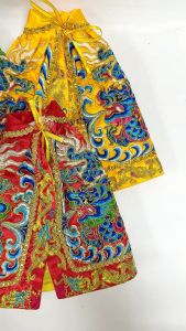【易购乐】台湾高档机绣龙袍（红/黄/青/蓝/黑）台湾神袍 /神袍 /披肩 /龙袍/神衣 /神料/ 拜拜/神庙/神像