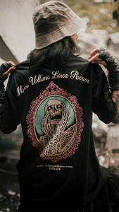 DGRAVE CREATIONS MORS ULTIMA BLACK T-SHIRT