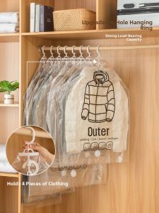 ATNPQZ | Transparent Large Capacity Thick Hanging Waterproof Moisture-proof Vacuum Compression Bag