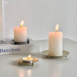 Retro Candlestick Photography Props Ins Style Candle Home Decor Popular Display Alloy Material Branch Shaped Candle for Photography