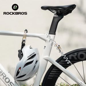 ROCKBROS Cycling Lock Password Helmet Lock Creative Ultra-Light Cat Steel Bicycle Cat Lock Anti Theft Bike Lock Accessories