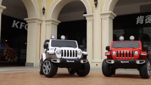 Children Toy รถจี๊ป รถแบตเตอรี่ รถไฟฟ้า มีกุญแจสาร์ทรถ มีเสียง โยกได้ สำหรับเด็ก No.3903