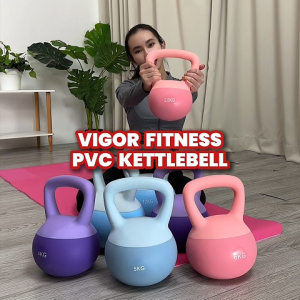 Vigor Fitness PVC Soft Kettlebell (2.5kg 4kg 5kg 6kg 8kg 10kg 12kg)