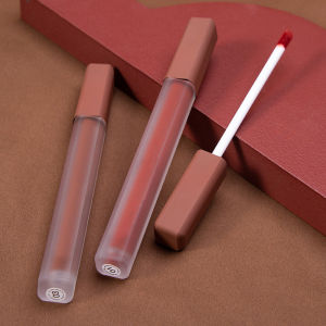 Pink Matte Velvet Glaze Not Fade Long Lasting Waterproof Lip Mud Lipstick
