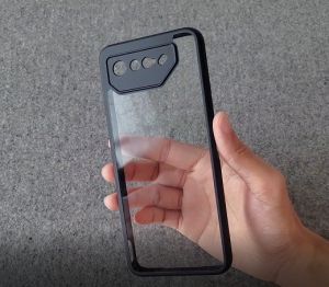 For ASUS ROG Phone 7 6D 6 ROG7 Pro Ultimate Casing No Yellowing Transparent Hard Acrylic Phone Case Cover