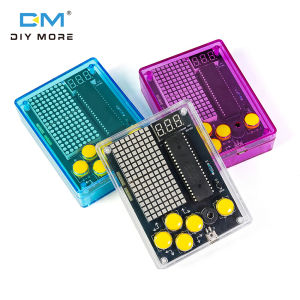 แผงควบคุมเกมแบบพิกเซลอัปเกรดทำได้ด้วยตัวเองของตกแต่งงานปาร์ตี้อิเล็กทรอนิกส์51ชิปตัวเดียว Permainan Teka-Teki การเชื่อมแบบทำด้วยตัวเอง