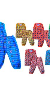 Cotton Pajama Set T-shit Pajama for Boy 6 Months To 3 Year Old Comfortable Breathable Pure Cotton Terno Pajama