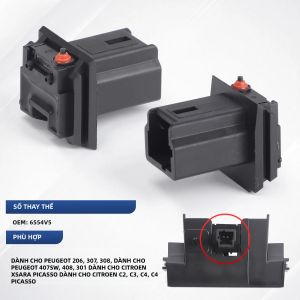 Đen 6554V5 Micro Switch Cho Citroen Xsara Picaso C3 C4 Picasso Peugeot 206 307 308 407SW Giao Diện Phát Hành Cốp Xe Chất Liệu ABS