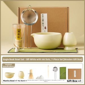 SHUANGYU | Ceramic Japanese Matcha Preparation Tools Set