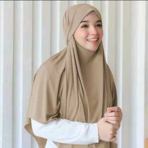 French Khimar Niqob Turki Cadar Bergo Instan Jilbab