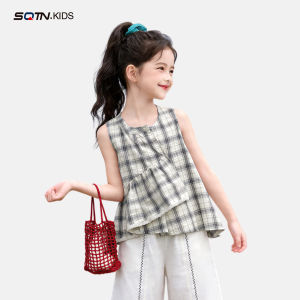 SQTN.KIDS | Trendy Korean Style Girls Summer Outfit 2 Pieces