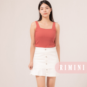 RIMINI - Bawahan Dewasa  Rok Jeans  Skirt Non Formal Premium 26-33 - Ferva Flare Skirt - 5180