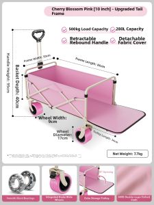 FENGZHAOHUANG | Portable Collapsible Camping Trolley