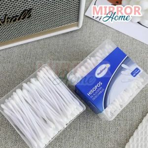 (E7 STORE)200s Double Head Cotton Bud Cotton Swab Lipstick Kapas Telinga棉花棒Cotton Buds Cotton Bud Storage 双头卫生棉棒